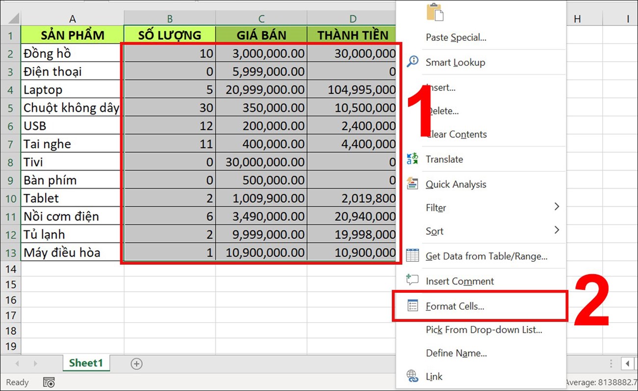 Sử dụng Hàm VBA