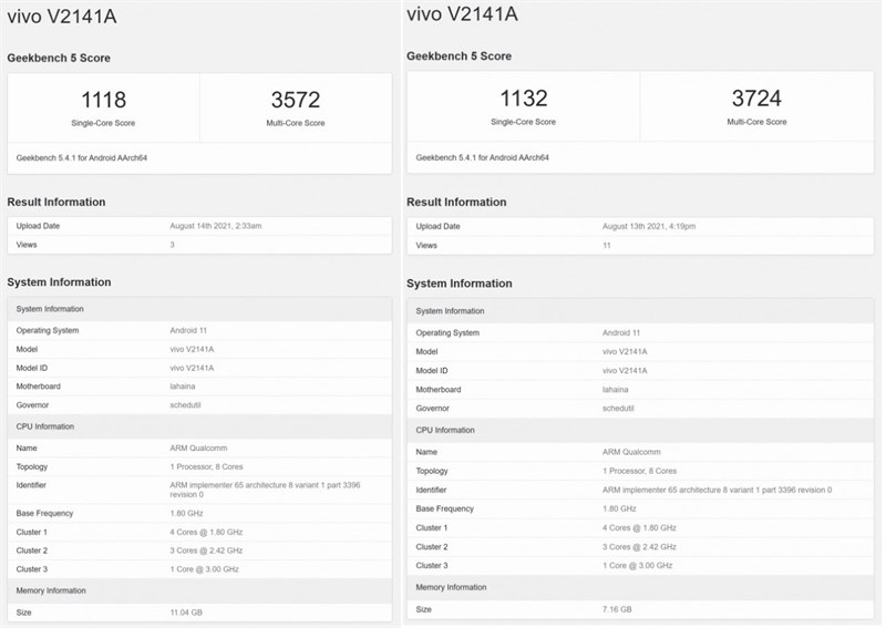 iQOO 8 xuất hiện trên GeekBench, sử dụng chip Snapdragon 888+