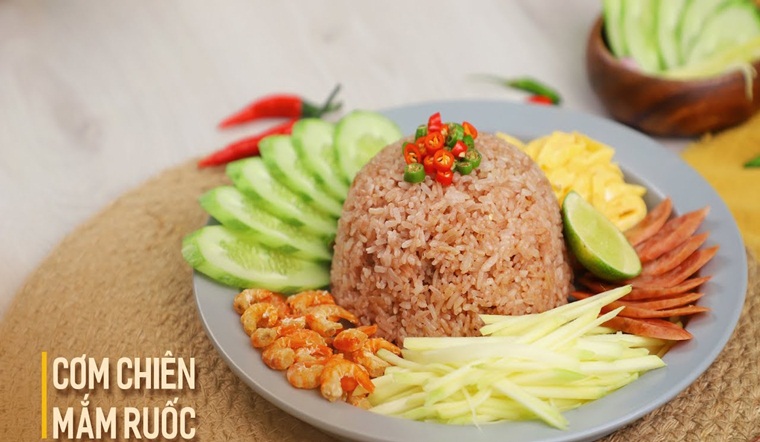 Lạ miệng với món cơm chiên mắm ruốc đơn giản, siêu ngon cho cả nhà