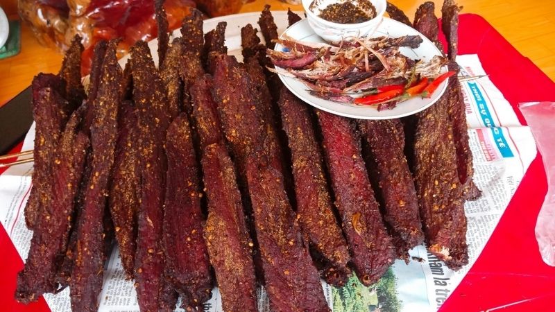 How to make simple kitchen dried pork at home, Northwestern flavor