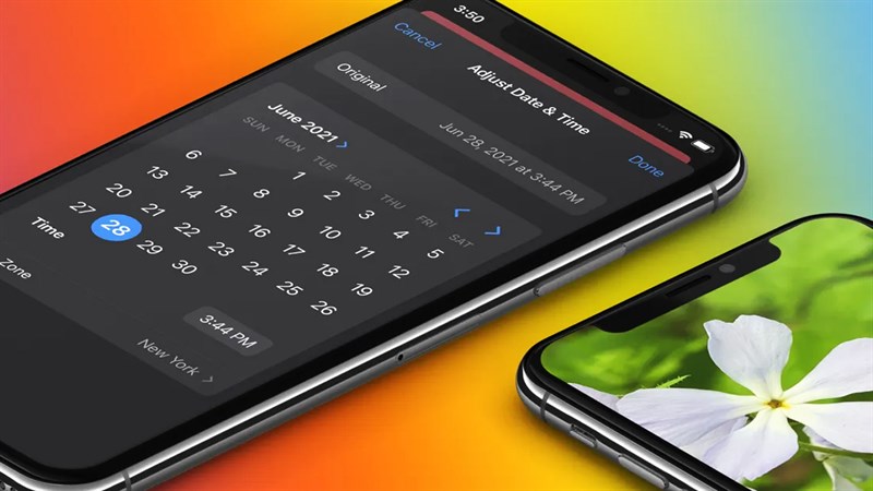 Cách sửa ngày giờ trên ảnh iPhone