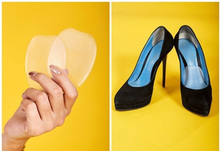 Use silicone shoe insoles