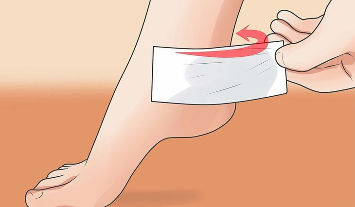 Use thin pads on the ankles