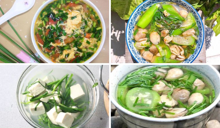 6 cách nấu canh hẹ ngon ngọt, thanh mát đơn giản, dễ làm