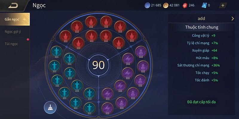 Bảng ngọc Violet Mùa 19 Bảng ngọc Violet Mùa 19