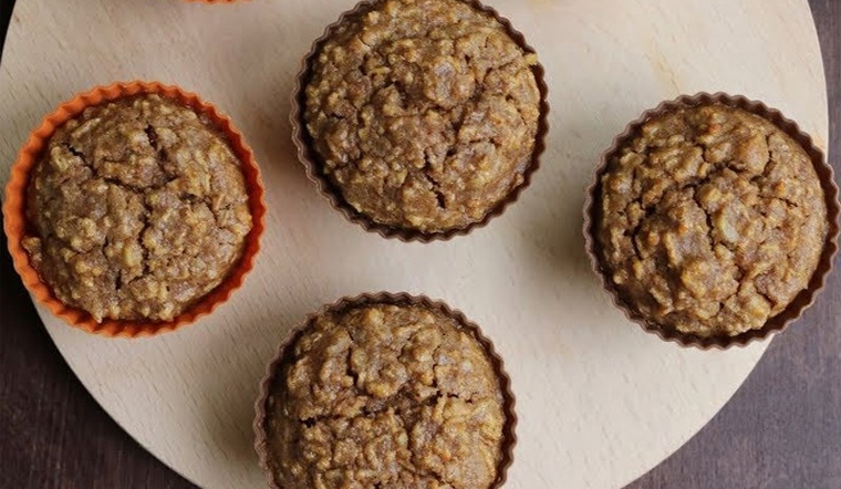 Cách làm bánh cupcake táo yến mạch ngon bổ dưỡng, tốt cho người ăn kiêng