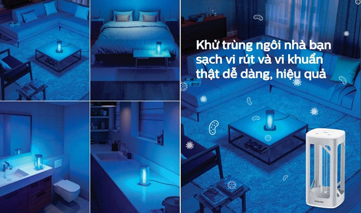 Mỗi khu vực, loại phòng sẽ có thời gian khử trùng khác nhau