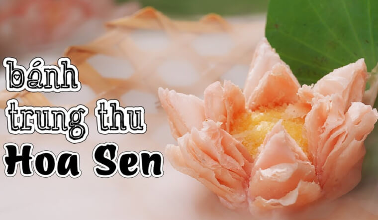 Mách bạn cách làm bánh trung thu hoa sen bung nở cho mâm cỗ ngày rằm
