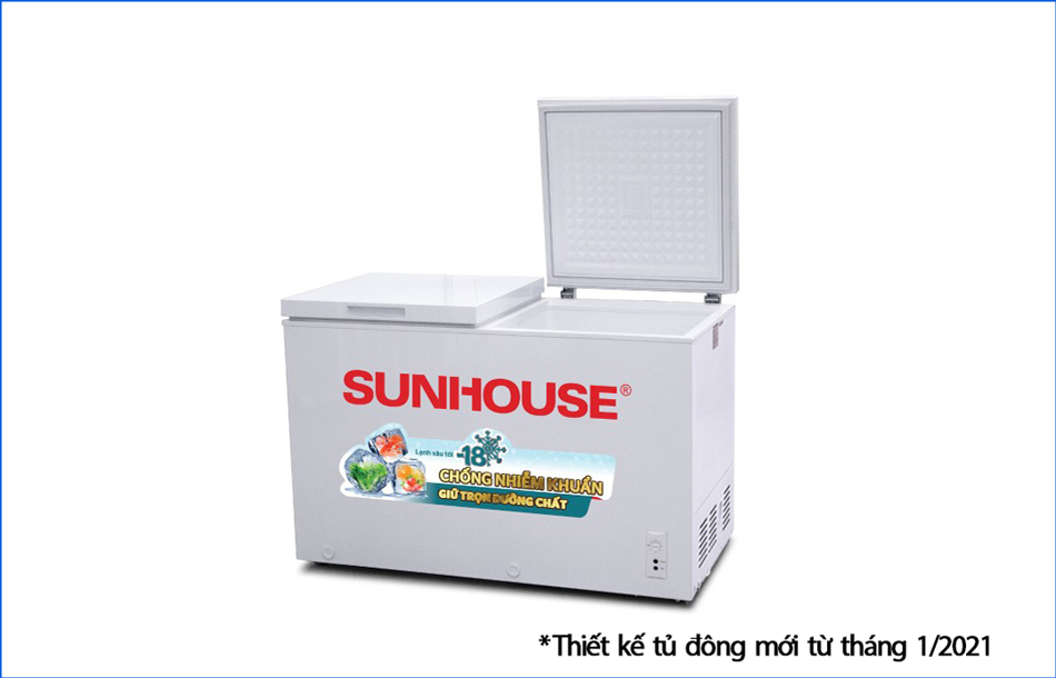 Thông báo về việc thay đổi ngoại quan tủ đông Sunhouse SHR-F2472W2