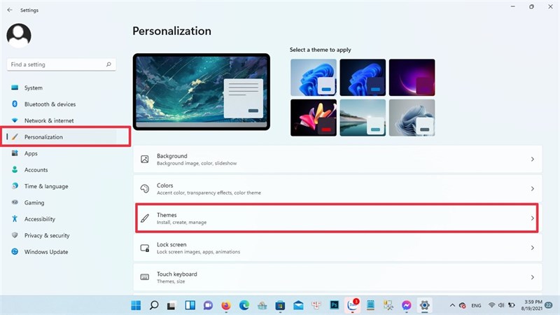 Hướng Dẫn Cách Thay Đổi Theme Cho Windows 11 Để Có Một Giao Diện Mới