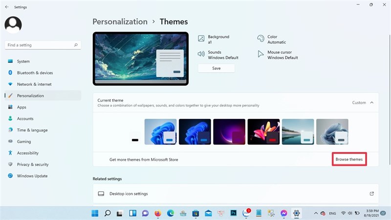 Hướng Dẫn Cách Thay Đổi Theme Cho Windows 11 Để Có Một Giao Diện Mới