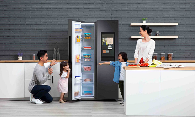 Thiết kế Tủ lạnh Samsung Family Hub
