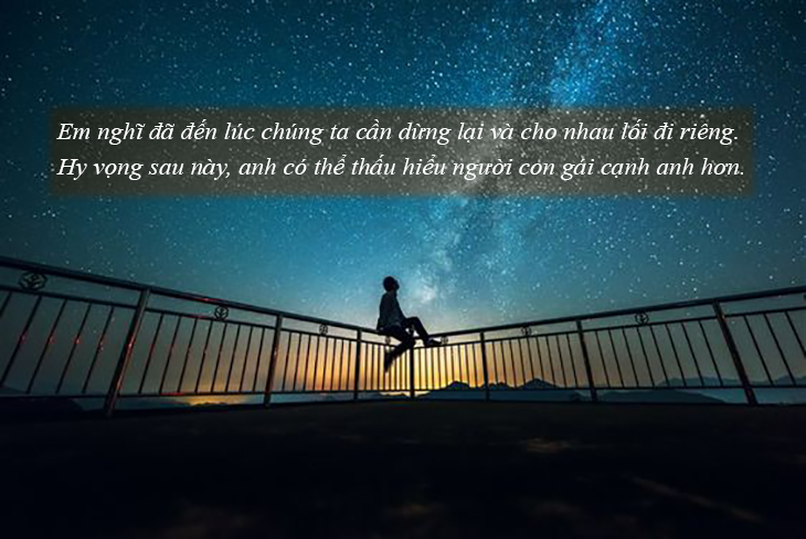 câu nói chia tay khéo léo dành cho bạn trai