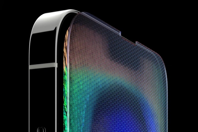 Màn hình của iPhone 13 Pro max cũng được phủ một lớp gốm để gia tăng độ bền cho thiết bị. Nguồn: Apple.