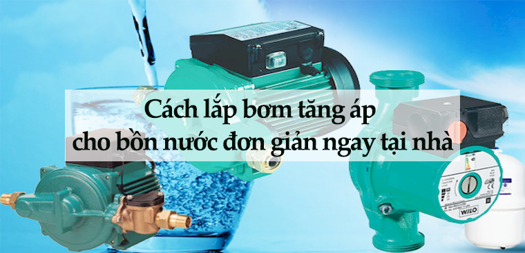 sơ đồ lắp đặt bồn nước