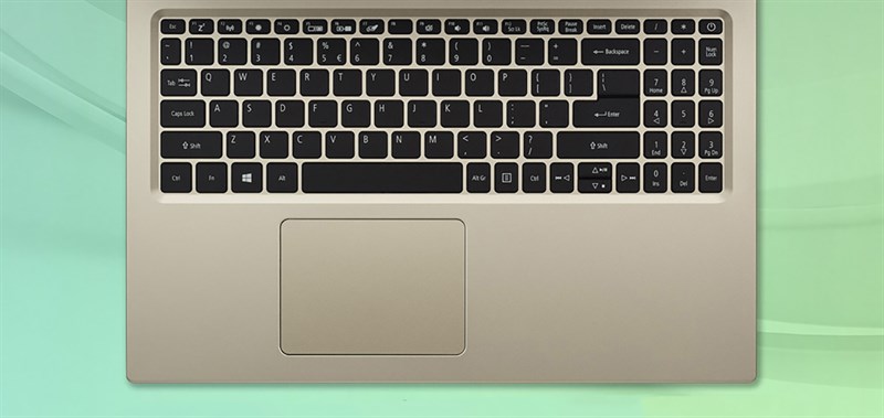 Bàn phím và Touch Pad trên Acer Aspire 3 cho trải nghiệm gõ phím tốt, TouchPad nhận diện nhanh và nhạy.