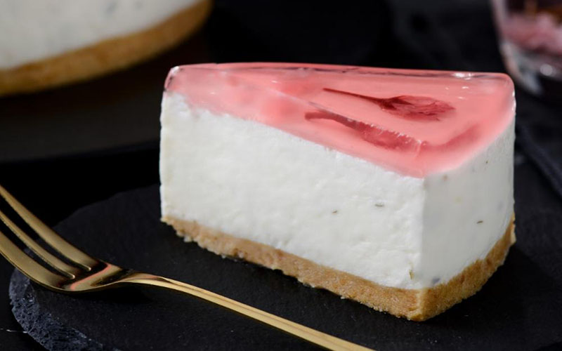 Sakura cheesecake Nhật chua chua, ngọt ngọt