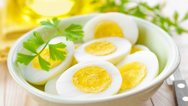 Trứng chín chứa nhiều biotin