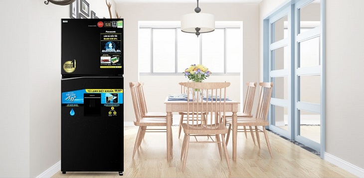 Thiết kế của Tủ lạnh Panasonic Inverter 326 lít NR-TL351GPKV