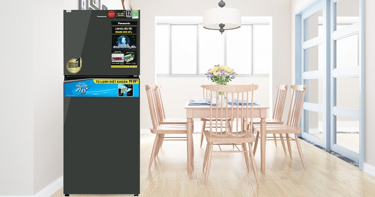 Tủ lạnh Panasonic Inverter 326 lít NR-TL351VGMV được trang bị công nghệ Blue Ag+ và Panorama