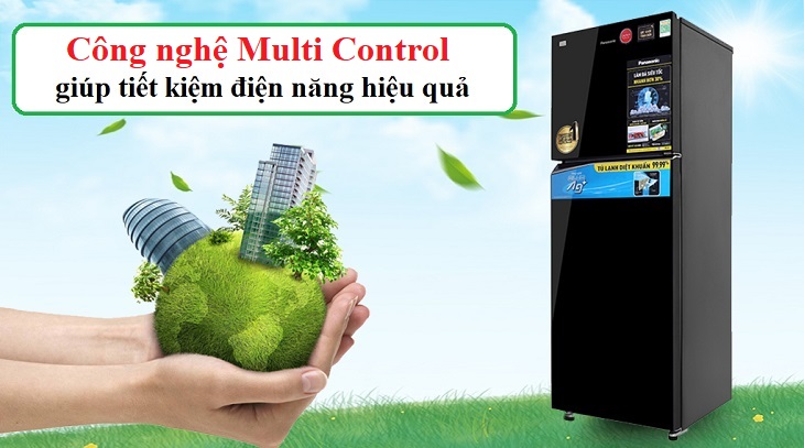 Công nghệ Multi Control trên Tủ lạnh Panasonic Inverter 366 lít NR-TL381VGMV