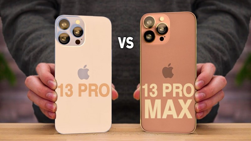 So sánh iPhone 13 Pro Max và iPhone 13 Pro: Phiên bản nào tốt hơn? So sánh iPhone 13 Pro Max và iPhone 13 Pro: Phiên bản nào tốt hơn?