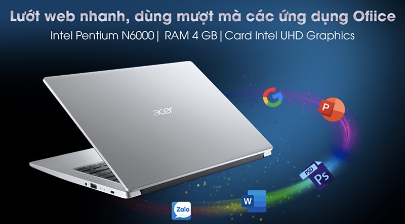 Cấu hình laptop Acer Aspire 3 A413 35 P6JF (NX.A7SSV.003)