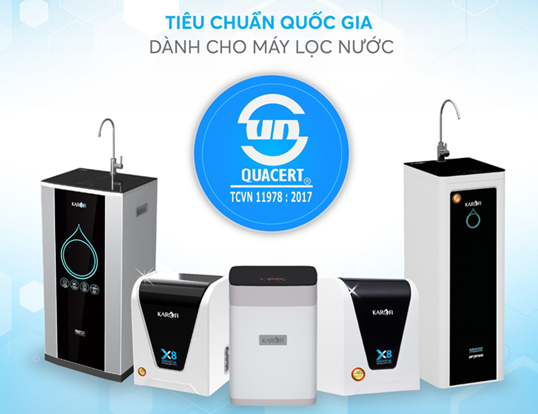 Tiêu chuẩn máy lọc nước dùng trong gia đình TCVN 11978:2017