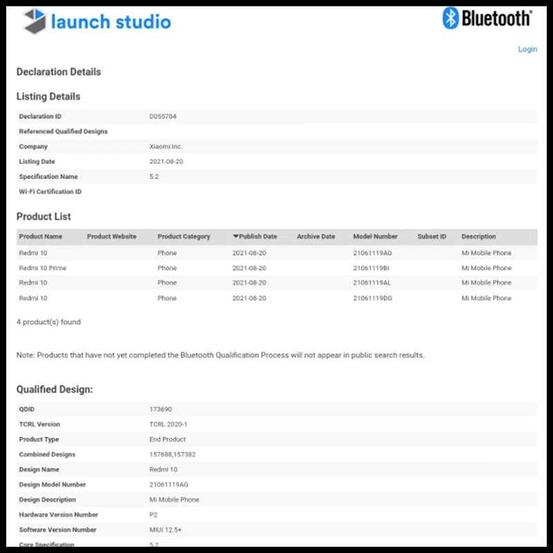 Giấy chứng nhận bởi Bluetooth SIG