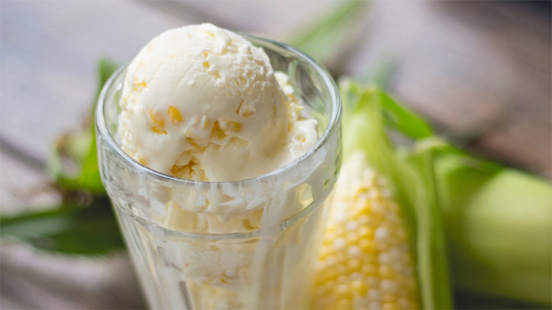 How to make soft and delicious sweet corn ice cream at home