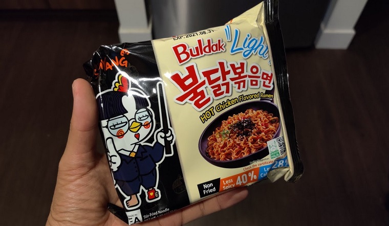 Thử ngay mì gà cay SAMYANG Light "phiên bản ít cay" dai ngon hấp dẫn