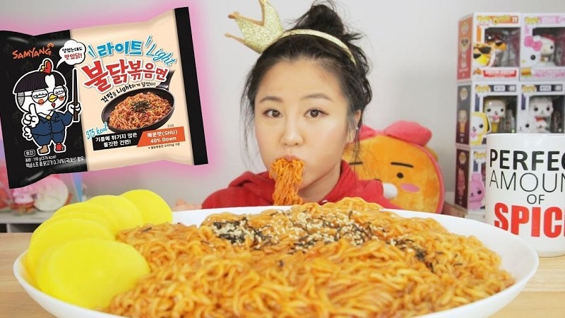 Mì gà cay Samyang Light giảm độ cay nhưng vẫn giữ nguyên hương vị truyền thống