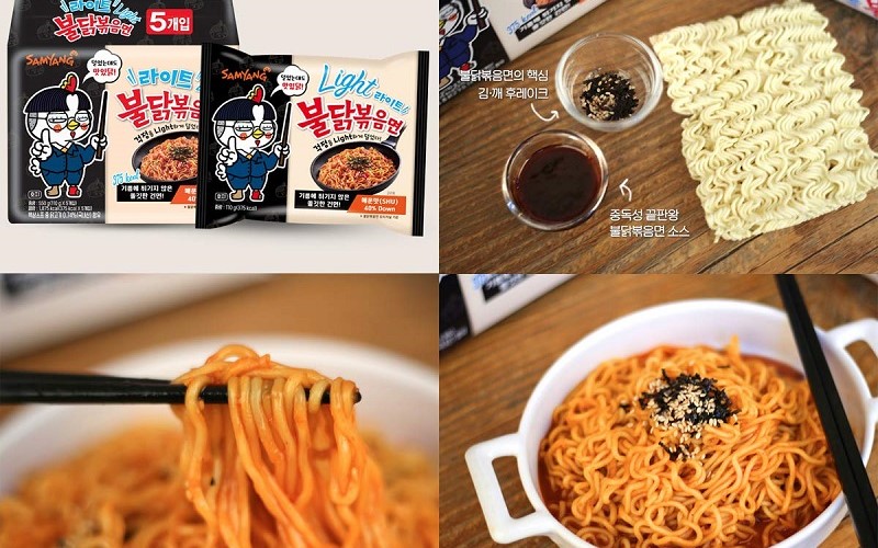 Cách pha mì gà cay SAMYANG Light ngon đúng điệu