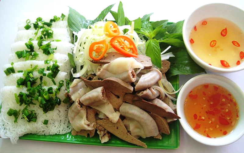 Bánh hỏi lòng heo