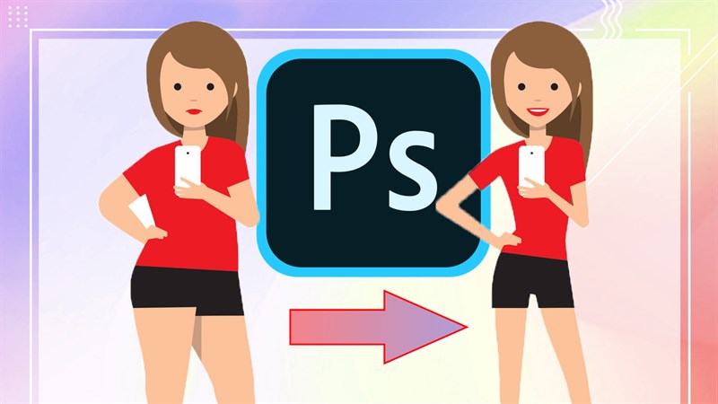 Cách chỉnh người béo thành gầy trong Photoshop