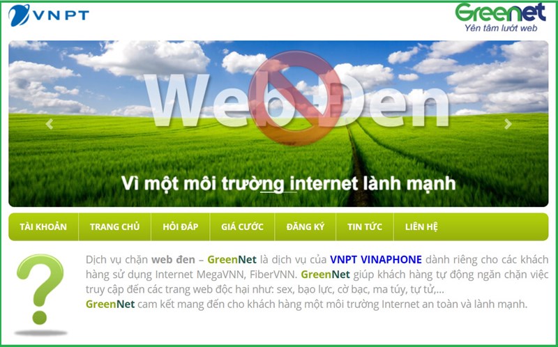 VNPT ra mắt dịch vụ chặn web độc hại GreenNet, sử dụng trực tuyến