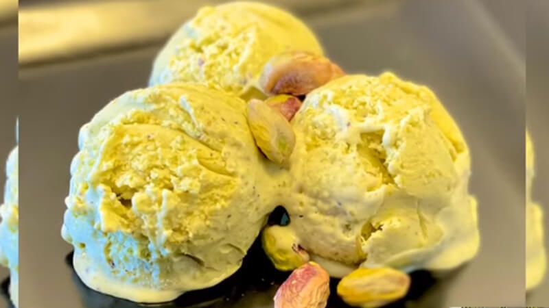 How to make delicious, cool and delicious pistachio ice cream at home