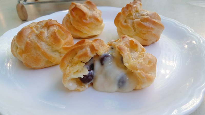 How to make extremely hot and attractive pearl milk tea cream puffs
