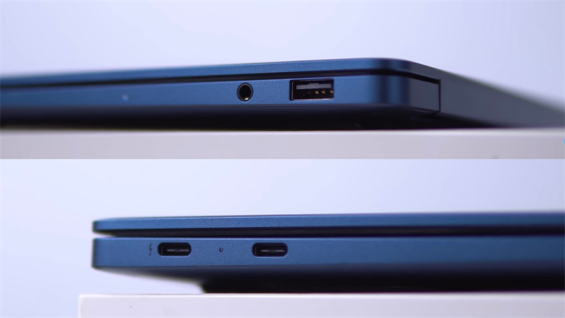 Các cổng kết nối trên Realme Book. Nguồn: FUZZ CHANNEL.