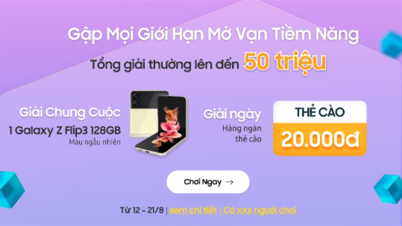 Người may mắn ẵm Galaxy Z Flip3 đã lộ diện, xem liền kết quả bạn ơi! Người may mắn ẵm Galaxy Z Flip3 đã lộ diện, xem liền kết quả bạn ơi!