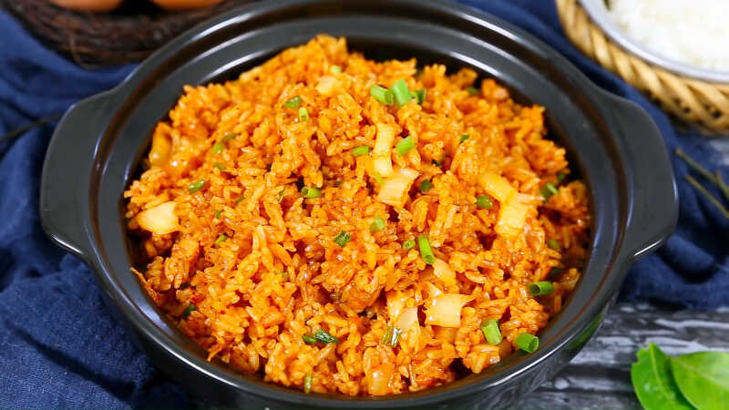 How to make delicious spicy kimchi mixed rice