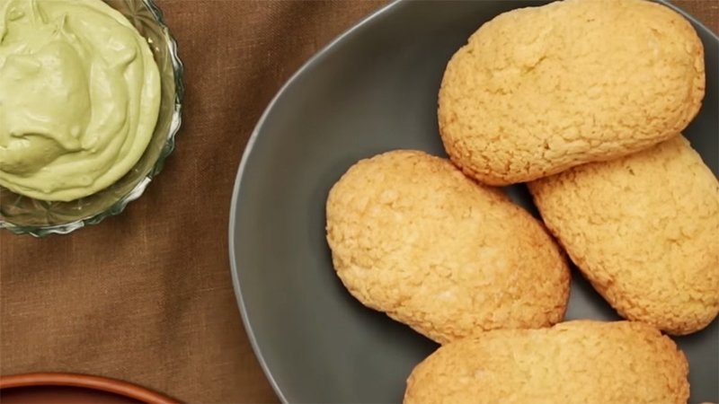 How to make beautiful oval-shaped matcha cream puffs that are very cool and greasy