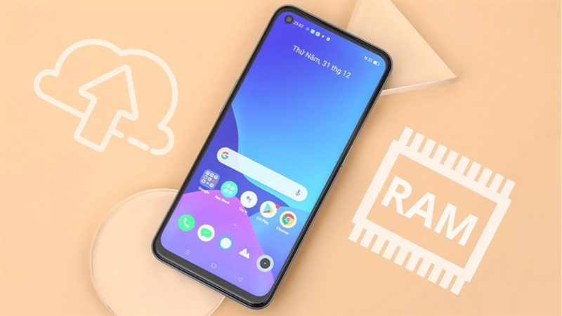 Realme 8 5G được cập nhật tính năng mở rộng RAM ảo Realme 8 5G được cập nhật tính năng mở rộng RAM ảo