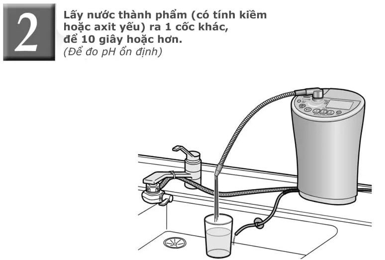 Cách test các chỉ số nước ion kiềm