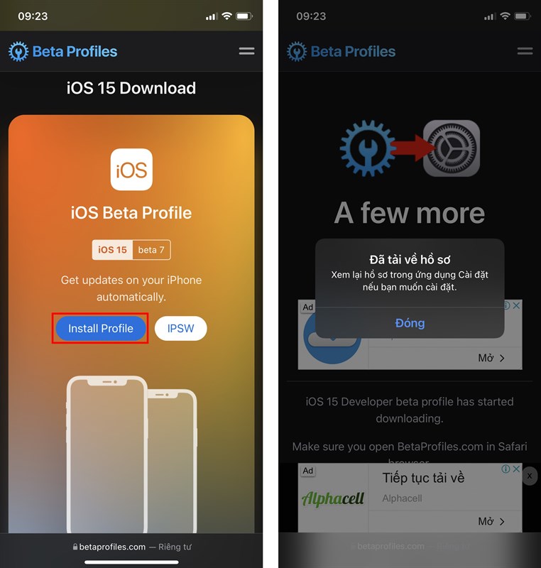 Cách cập nhật iOS 15 Beta 7