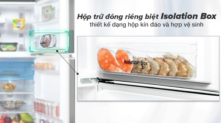 Hộp trữ đông riêng biệt Isolation Box với thiết kế dạng hộp kín đáo