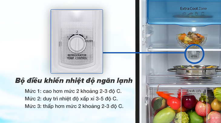 Cách sử dụng bộ điều khiển nhiệt độ ngăn làm lạnh