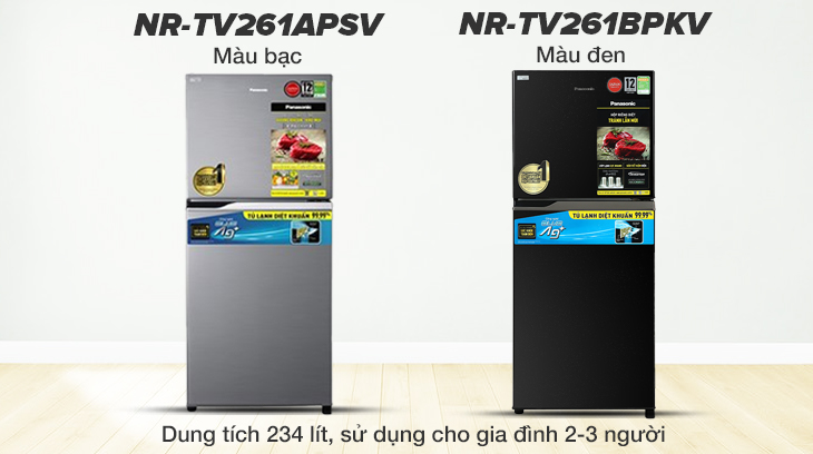 Đánh giá tủ lạnh diệt khuẩn 99,99% Panasonic dòng NR-TV261 mới 2021