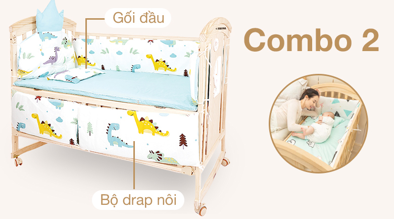 Combo Nôi cũi em bé Hakawa gồm những gì? Nên mua combo nào tốt?