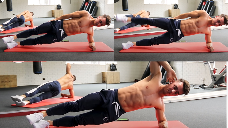 Bài tập Side plank raise